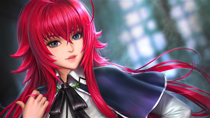 Rias Gremory from High School DxD 4K Anime Art