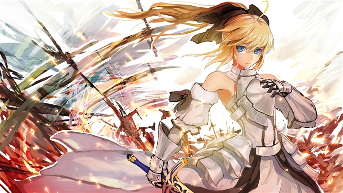 Saber Lily from Fate Grand Order 4K