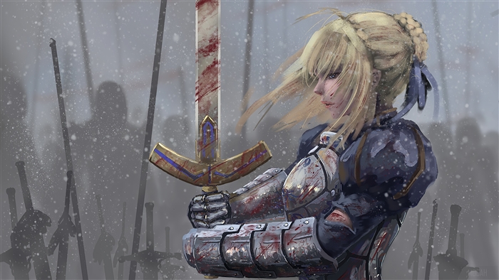 Saber Artoria Pendragon from Fate Grand Order 4K