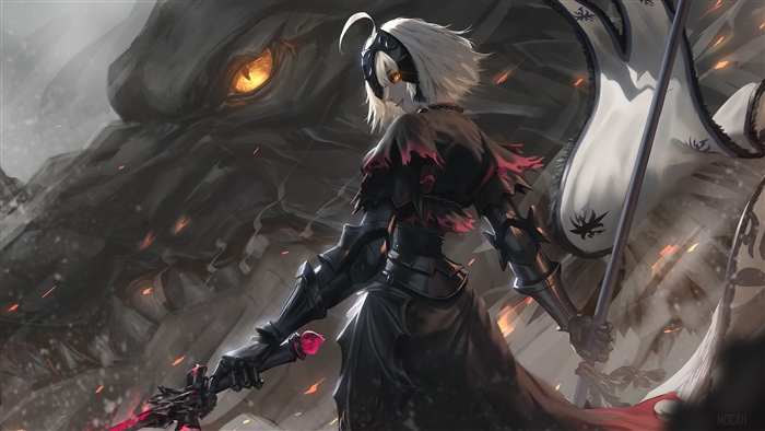 Jeanne d'Arc Alter from Fate Grand Order 4K