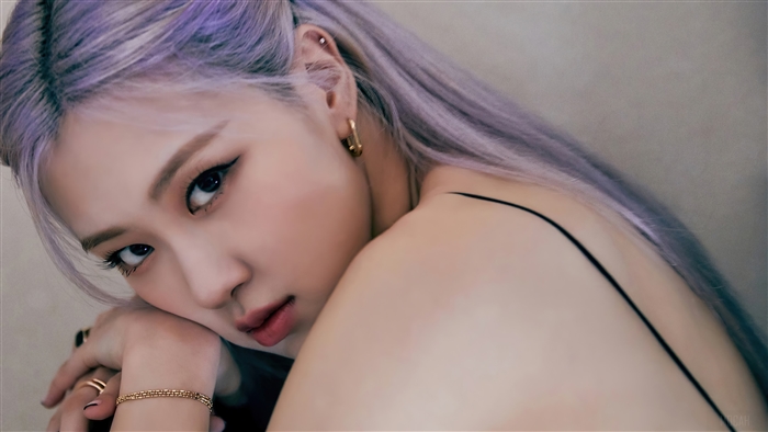 Rose from BLACKPINK with Lavender Hair 4K