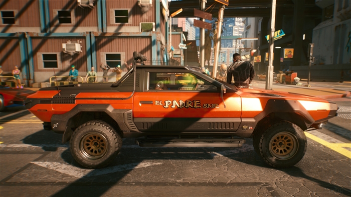 Cyberpunk 2077 El Padre Safe Car 4K