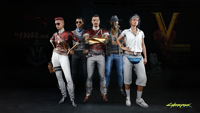 Valentinos gang from Cyberpunk 2077 4K