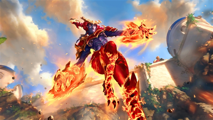 Shyvana from League of Legends and Legends of Runeterra 4K