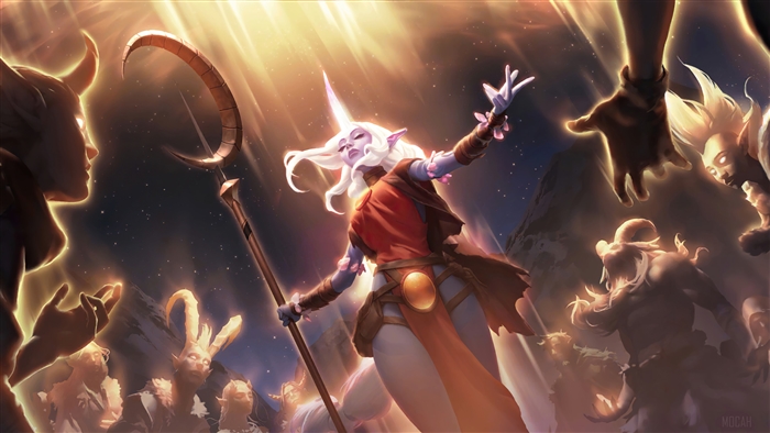 Soraka Radiant Light League of Legends 4K