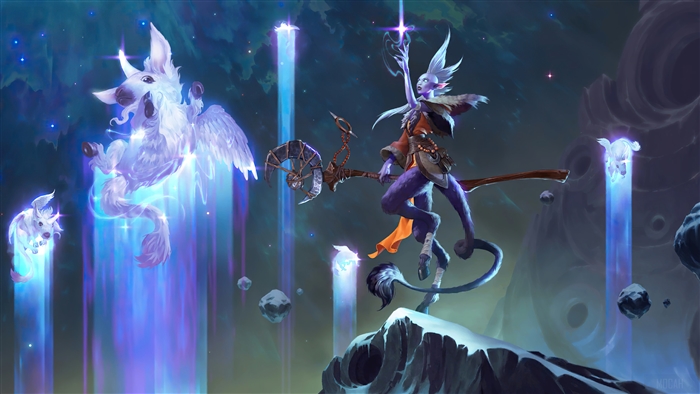 Aurelion Sol's companions from Legends of Runeterra 4K