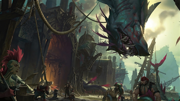 The Slaughter Docks from Legends of Runeterra 4K