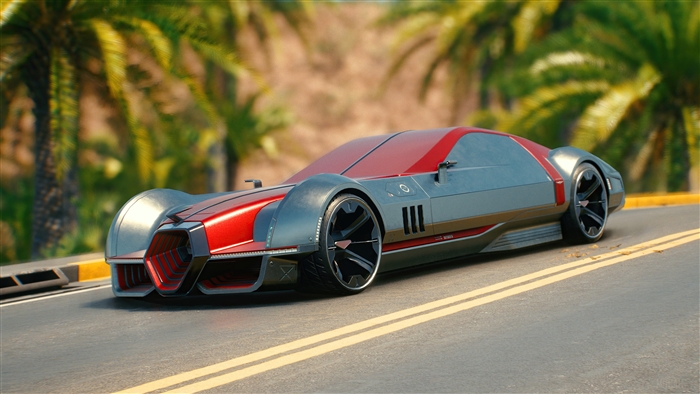Rayfield Aerondight Hypercar from Cyberpunk 2077 4K