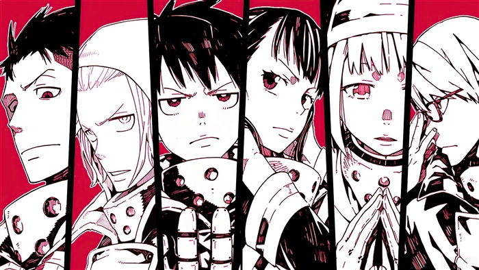 Fire Force Characters: Shinra Kusakabe, Maki Oze, Iris, and others