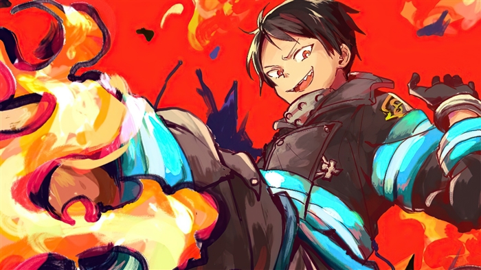 Shinra Kusakabe from Fire Force 4K