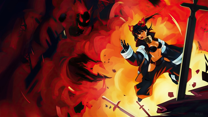 Tamaki Kotatsu from Fire Force 4K