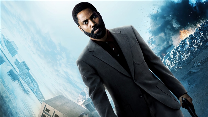 John David Washington from Tenet 4K Movie Poster