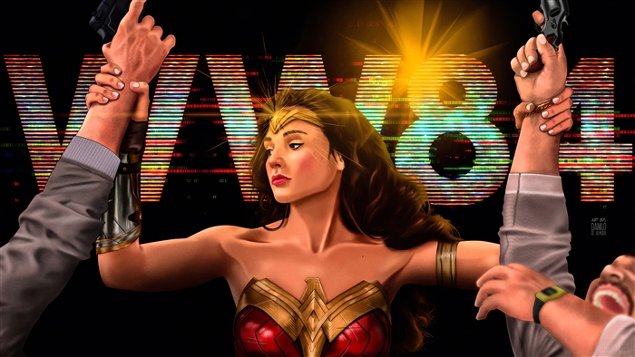 Wonder Woman 1984 movie poster with Gal Gadot