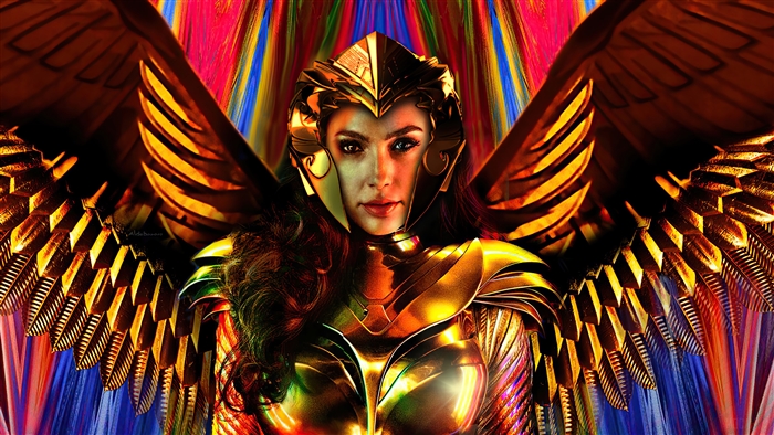 Wonder Woman in Golden Eagle Armor 4K