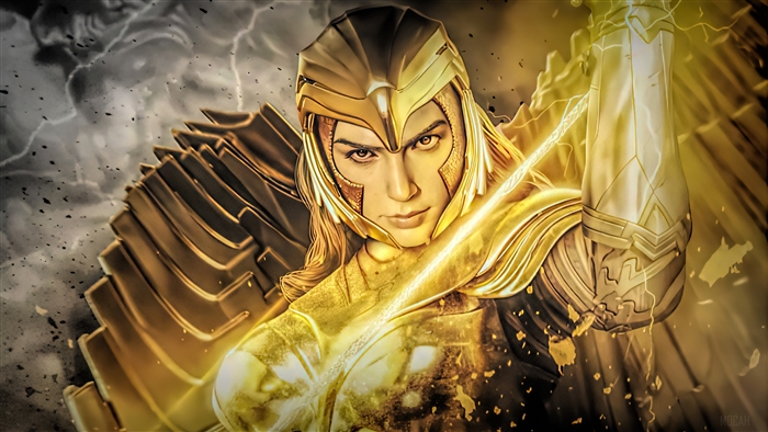 Wonder Woman in Golden Eagle Armor 4K
