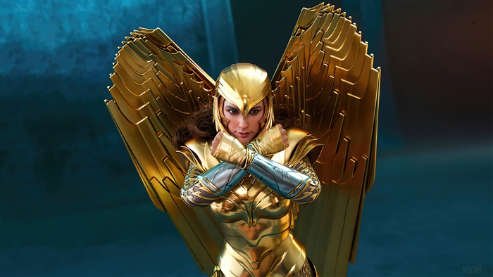Wonder Woman in Golden Eagle Armor from Wonder Woman 1984 4K