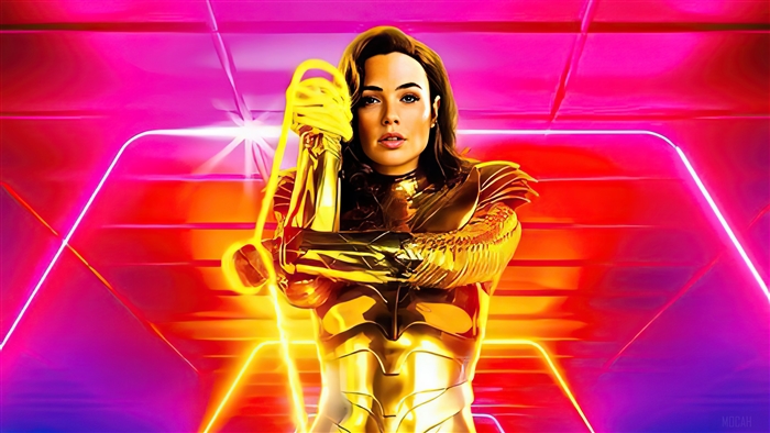 Wonder Woman in Golden Eagle Armor from Wonder Woman 1984 4K