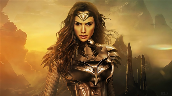 Wonder Woman in Golden Eagle Armor 4K