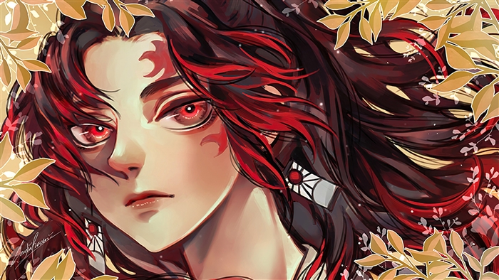 Yoriichi Tsugikuni from Demon Slayer 4K Art