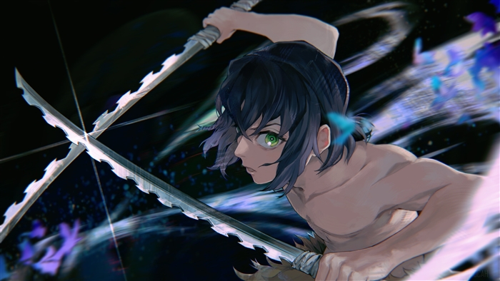 Inosuke Hashibira from Demon Slayer 4K