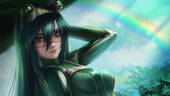 Tsuyu Asui from My Hero Academia in 4K