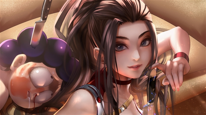 Momo Yaoyorozu and Minoru Mineta from My Hero Academia 4K