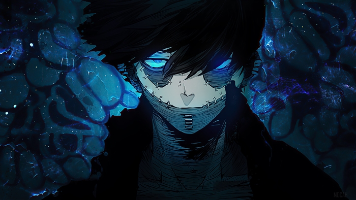 Dabi from My Hero Academia with Blue Flames 4K