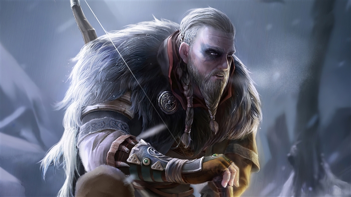Eivor in Assassins Creed Valhalla 4K Artwork