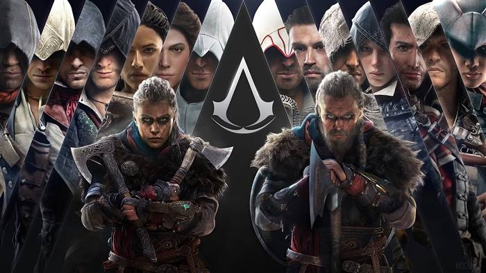 Assassin's Creed Valhalla Characters 4K