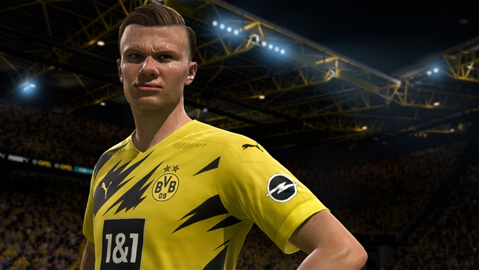 Erling Haaland from FIFA 21 4K