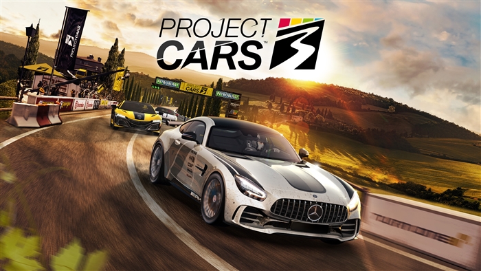 Project CARS 3 Racing Video Game Key Art 4K