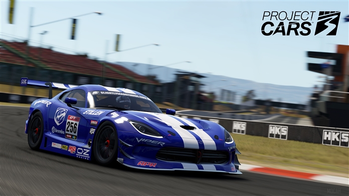 Project CARS 3 Viper Race Car on Track 4K