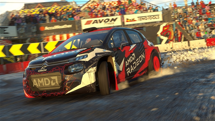 Citroen C3 WRC car in Dirt 5 4K
