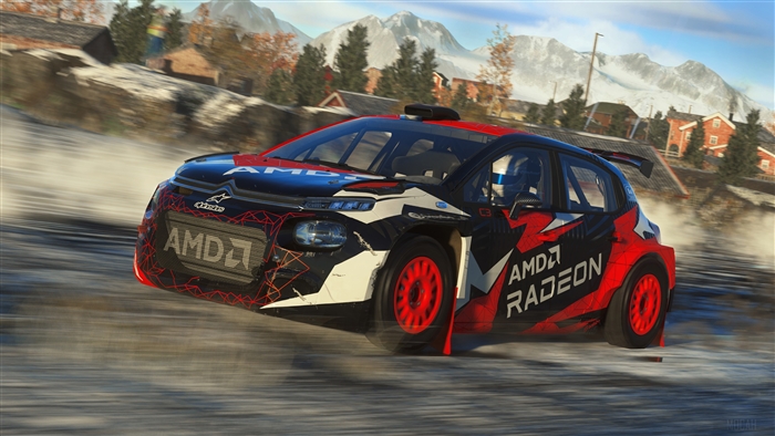 Citroen C3 WRC car in Dirt 5 4K