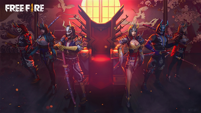 Garena Free Fire Samurai Skins 4K