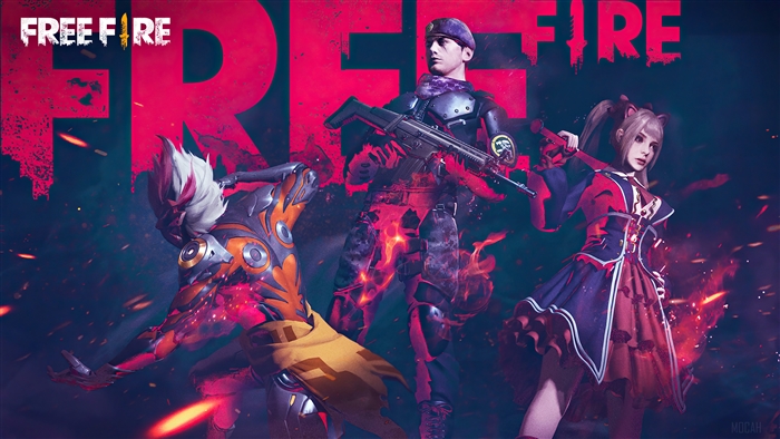 Garena Free Fire characters Miguel, Caroline, and Wukong 4K