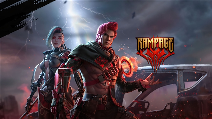 Rampage characters from Garena Free Fire