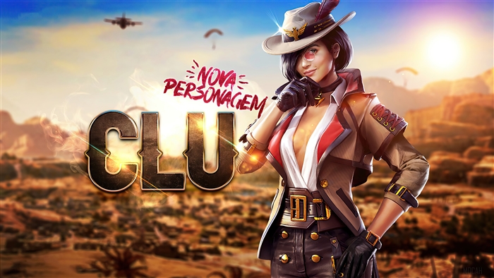 Clu Character from Garena Free Fire 4K
