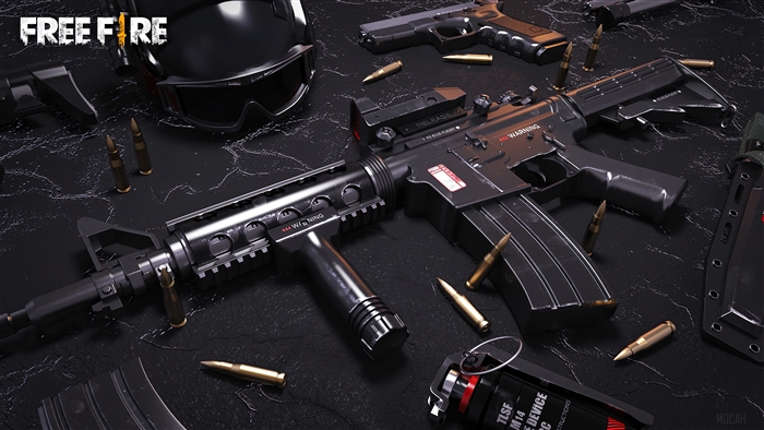 Garena Free Fire Tactical Rifle with Ammo 4K
