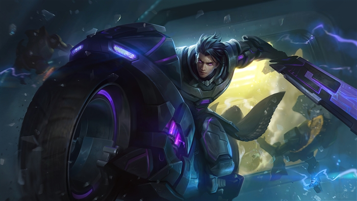 Alucard Obsidian Blade Skin Mobile Legends 4K