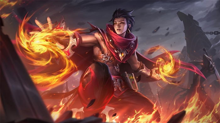 Valir Pale Flame Skin Mobile Legends 4K