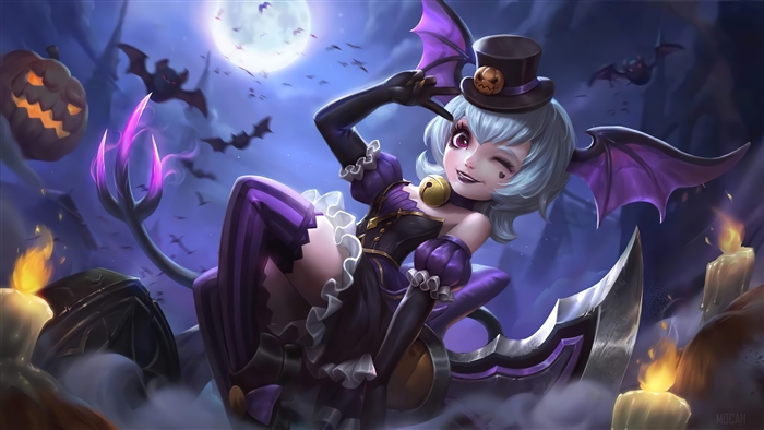 Nana in Graveyard Party Mobile Legends 4K