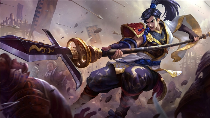 Zilong Eastern Warrior Mobile Legends 4K Artwork