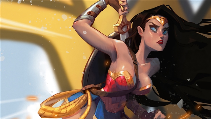 Wonder Woman from DC Comics Art 4K