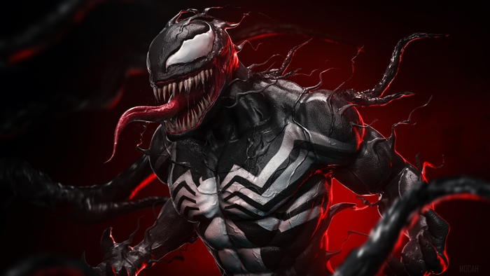 Venom Marvel Comics Anti Hero Art 4K