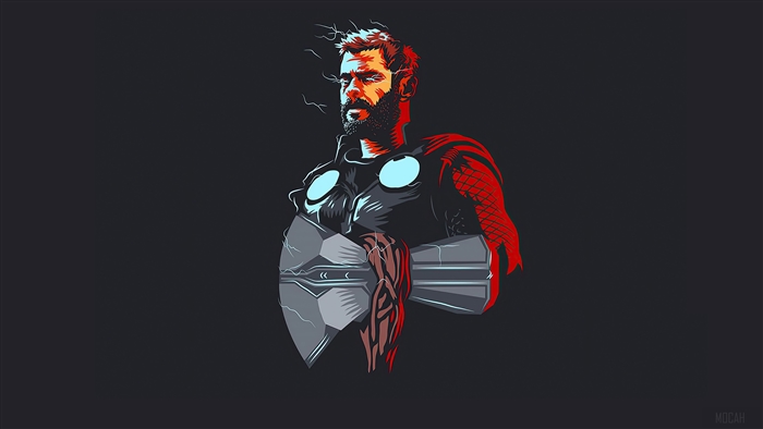 Thor from Marvel Comics with Stormbreaker
