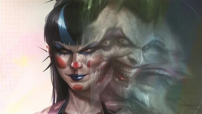Punchline and Joker from DC Comics 4K