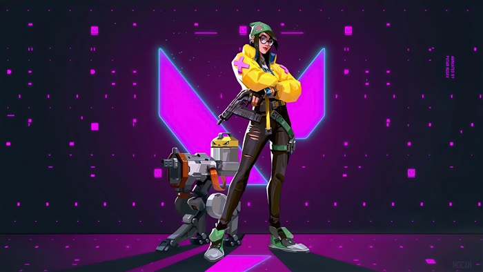 Killjoy from Valorant with Tech Turret 4K