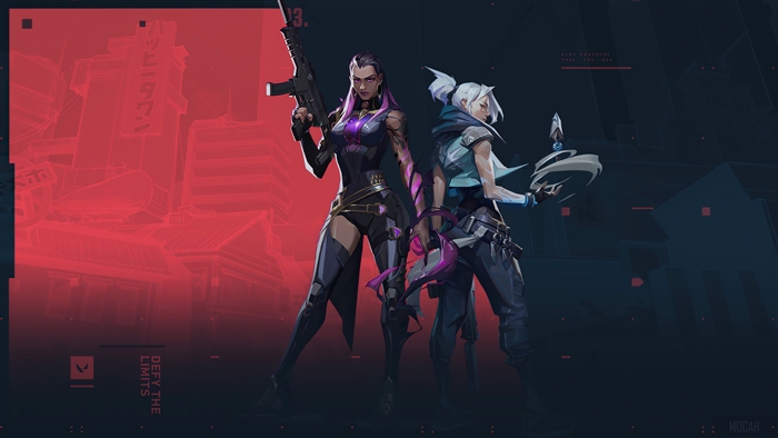 Jett and Reyna from Valorant 4K