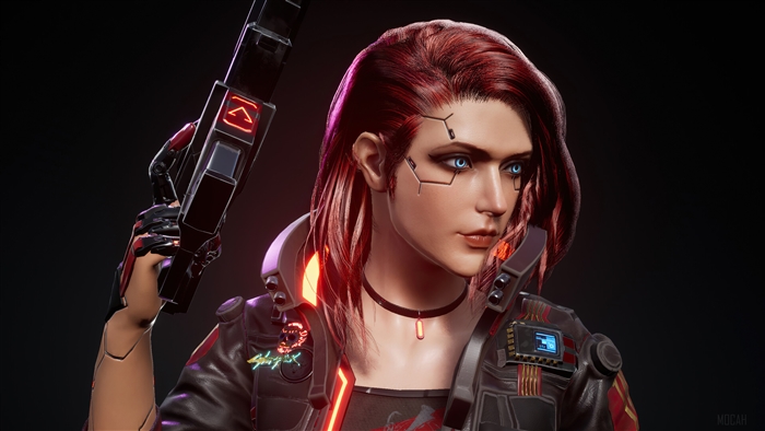 Female V from Cyberpunk 2077 4K